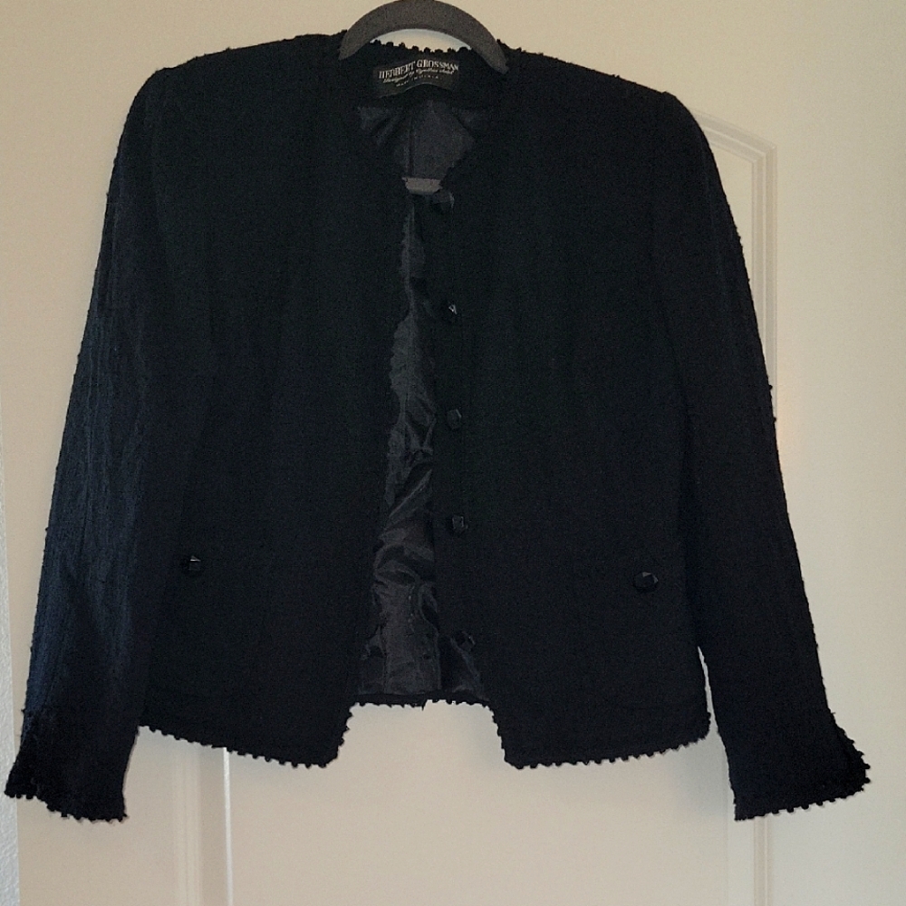 Vintage Herbert Grossman Black Women's Jacket
